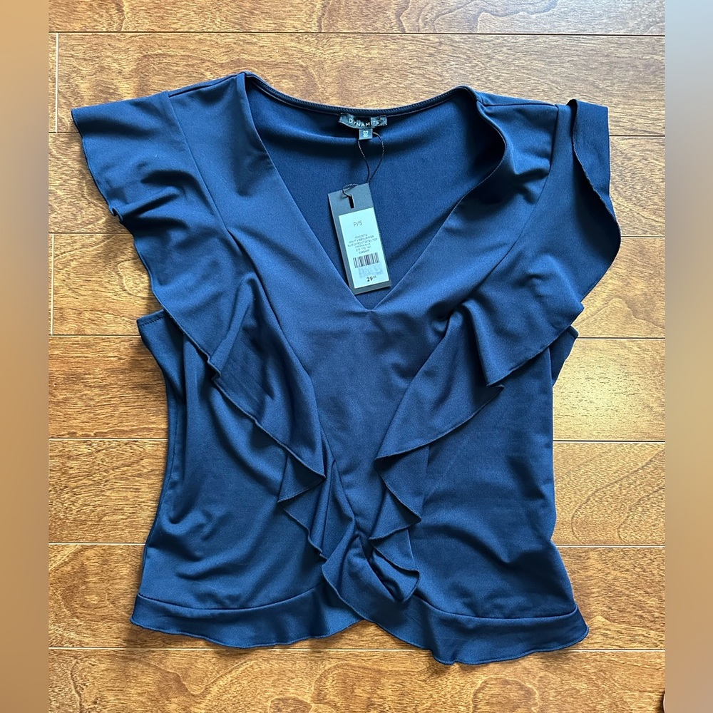 Dynamite ruffle top